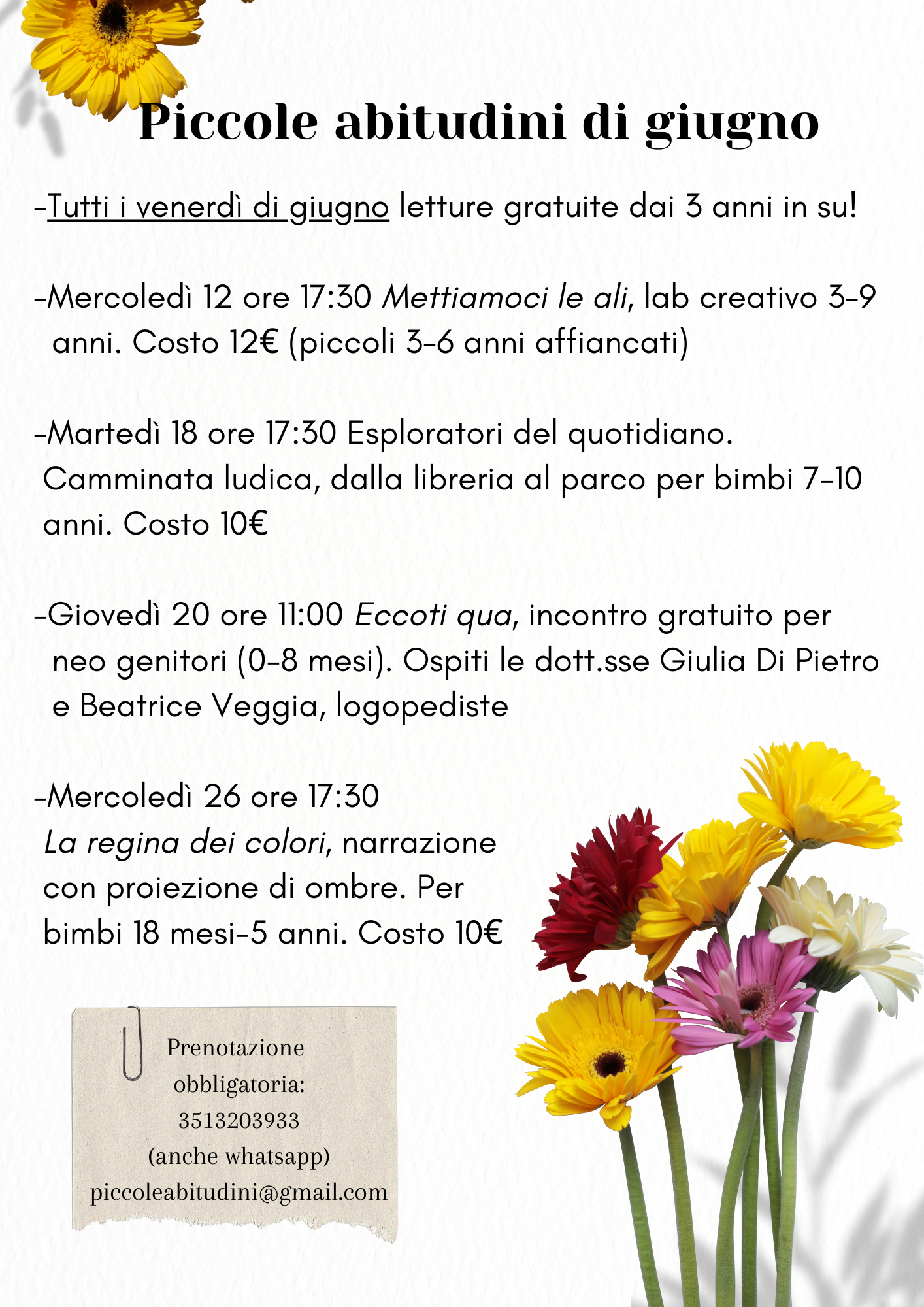 Calendario di giugno