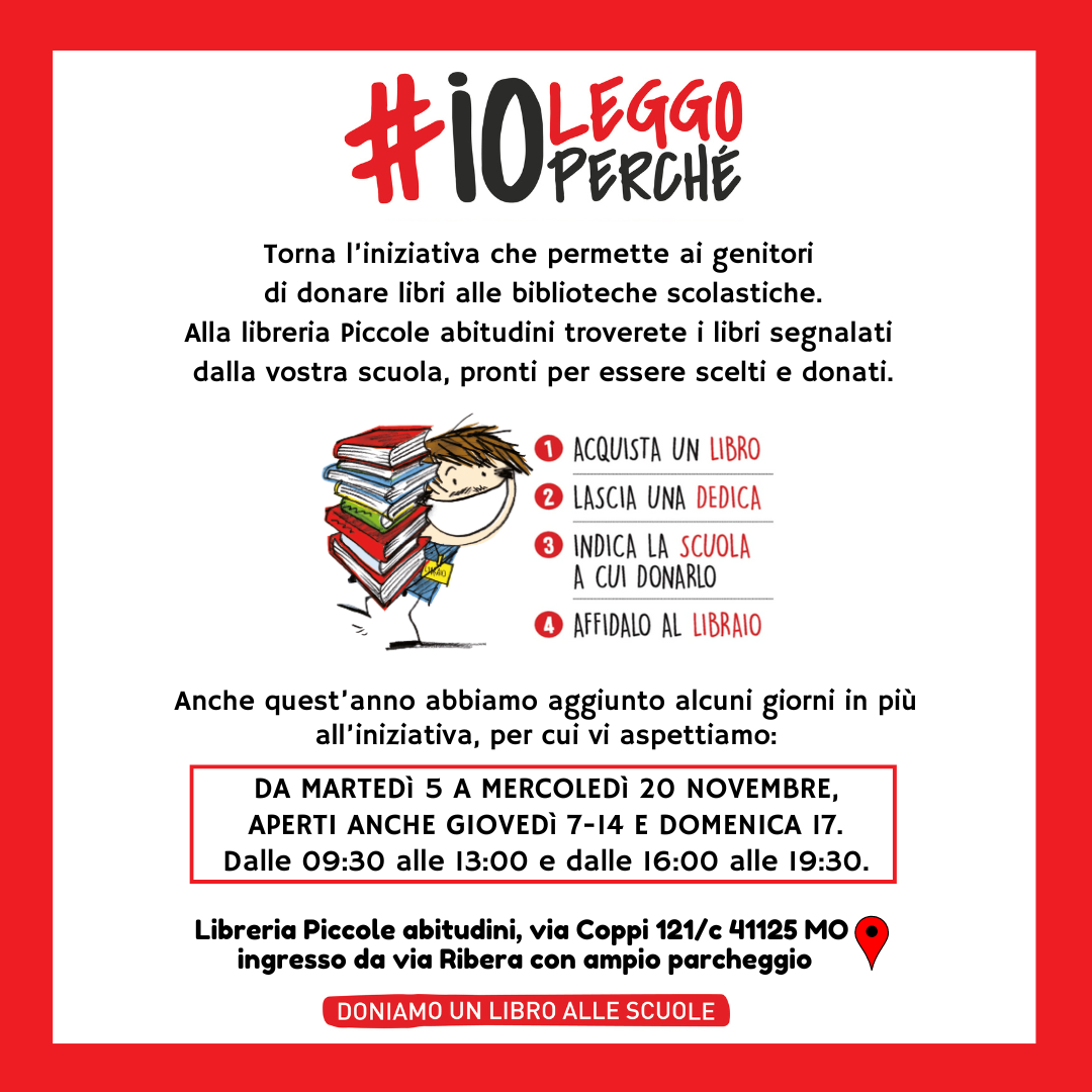 Date e orari speciali #Ioleggoperché 2024